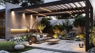 200 NEW Modern Terrace Pergola Designs 2024 Backyard Patio Design Home Garden Landscaping ideas [upl. by Mayhew]