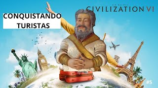 Conquistando turistas en el Civ 6 con Kublai Khan [upl. by Elleiand]