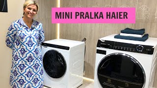 Mini pralka Haier HW50BP12307S  test i opinia  Pani AGD [upl. by Laddy]