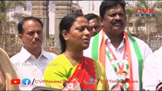 Dommati Sambaiah files Nomination As Warangal MP Candidate Konda Surekha Speaks to Media CVR News [upl. by Matty225]