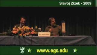 Slavoj Zizek Applauding Stalin and Fascism 2009 1212 [upl. by Alien]