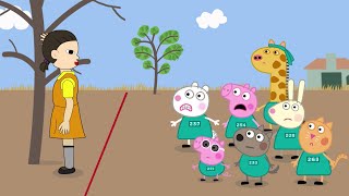 SQUID GAME l Peppa Pig And Friends In The SQUID GAME [upl. by Nireves]