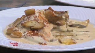 Recette  Poularde de Bresse de Georges Blanc  Les carnets de Julie  Les volailles à la carte [upl. by Ayokahs179]