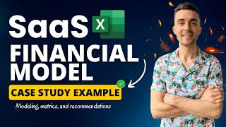 Finance Case Study Example  SaaS Startup Financial Model Template Included [upl. by Hgielac]