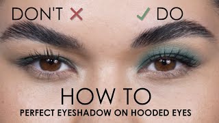 ND MINI MASTERCLASS  How To Perfect Eyeshadow On Hooded Eyes [upl. by Aceber]