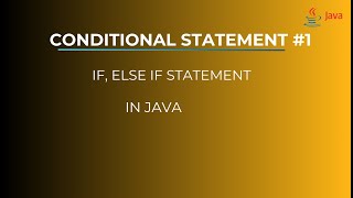 Conditional Statement in java  If Else Statement in java  Bytecode IT Solutions  Java [upl. by Tlihcox887]