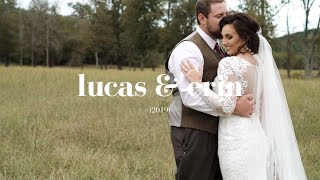 Erin  Lucas  Hokes Bluff Cove Acre Farms Wedding [upl. by Eladnor]