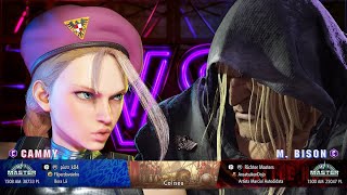 Street Fighter 6  piotrk04 Cammy vs Richter Masters M Bison [upl. by Rachele550]