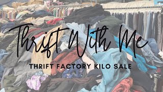 Thrifting London Thrift Factory London £10 Kilo Sale [upl. by Scotti451]