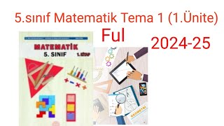 Matematik ortaokul 5sınıf Tema 1 1Ünite anlatım ve cevaplar 202425 [upl. by Groos]