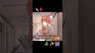 ddlc monika justmonika aprilfool kaori christmas fypシ゚viral [upl. by Mahgirb874]