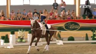 FEI European Vaulting Championships 2013  Female Junior Compulsory 1st Place  Daniela Fritz [upl. by Bakemeier]