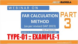 Webinar on FAR Calculation Method 9th March24 PART3 Example1 FARcalculation rajuk [upl. by Asirrom]