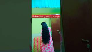 Long Hair Secret 🌺21 days Hair Growth challenge  hairgrowthsecretlonghairgrowthhaircare [upl. by Homans]