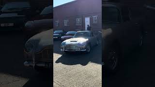 Aston Martin DB5 turns up to Car Meeting [upl. by Elmajian]