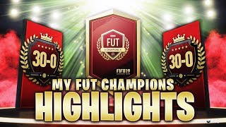 300 UNBEATEN 1ST IN THE WORLD TOP 100 FUT CHAMPIONS HIGHLIGHTS FIFA 19 Ultimate Team [upl. by Lizette]