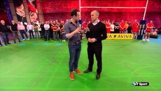 Pitch demo Brian ODriscoll magic  Rugby Tonight [upl. by Otrebogir]