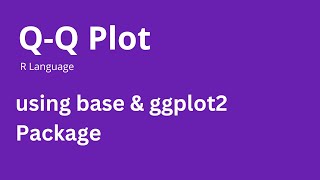 QuantileQuantile Plot  How to Create QQplot in R [upl. by Atiluap]