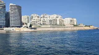 Ferry from Sliema to Valletta Malta October 2024 [upl. by Renba]