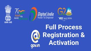 How To Activate government mail id Register govin id शासकीय कर्मचारियों की gov मेल id सत्यापित [upl. by Vardon]