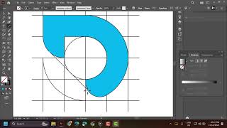 Letter D logo design in illustrator Modern D Letter Logo Design illustrator tutorial [upl. by Netsrik835]