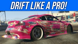 GTA 5 How to DRIFT with the NEW Drifting Upgrades  FULL Beginners Guide 1 [upl. by Fernandina]