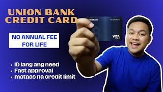 NO ANNUAL FEE CREDIT Card application for Beginners l UNION BANK REWARDS PLATINUM CARD Philippines [upl. by Isidore]