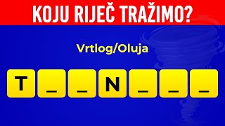 Pogodi traženu riječ ➡️ Samo 4 će uspjeti 2525 ✅ [upl. by Kane]