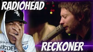 HE PLAYED A LEMON RADIOHEAD  RECKONER LIVE FROM THE BASEMENT  REACTION [upl. by Annehcu]