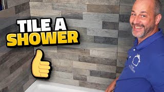 How To Tile A Shower  From A to Z [upl. by Chessa548]