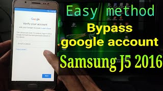 Frp Bypass Samsung J5 2016 [upl. by Nalon]