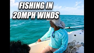 HOW TO FISH 20MPH WINDS IN SMALL BOAT KEY LARGOFL fishing floridakey [upl. by Koah]