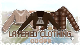 aesthetic layered clothing codes for bloxburg vintagey2k [upl. by Ecylla561]