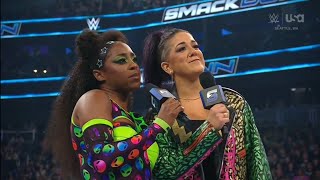 Nia Jax Tiffany Stratton Naomi amp Bayley Segment SmackDown September 13 2024 [upl. by Onailil]