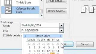 How to print a calendar in Outlook showing appointments and meetings [upl. by Mathilda474]