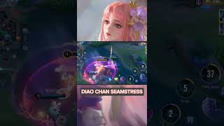 Diao chan MVP Montage Momment diaochan aov arenaofvalor garenaaov seamstress mage moba [upl. by Coveney162]