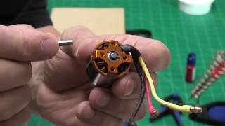 Brushless Motor  Spindleshaft Replacement from Radio Control Plane RC [upl. by Ynoffit153]