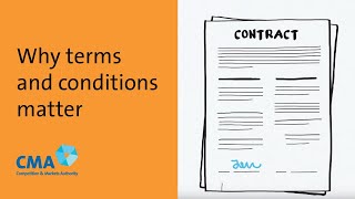 Why terms and conditions matter to your business  UKs Competition and Markets Authority [upl. by Eilyw]