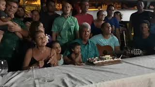 John Gabilou et sa famille interprète quotE tamaiti ori noaquot lors de sa soirée danniversaire [upl. by Yelha]