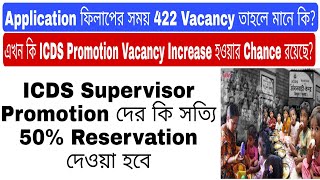 অঙ্গনওয়াড়ি সুপারভাইজার প্রমোশন রেজাল্ট  ICDS Promotion Total Vacancy Increased Or Not [upl. by Gibeon]