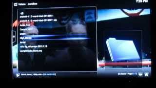 GBOX Midnight MX2 Android XBMC Media Player Demo [upl. by Annig]