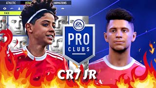 FIFA 22 Cristiano Ronaldo Jr Pro Clubs Creation [upl. by Luebke]