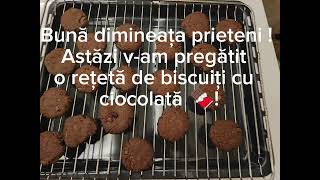 Biscuiți cu ciocolată🍫 gata în 20 de minute Foarte ușor de preparat mancare biscuits ciocolata [upl. by Sualokin]