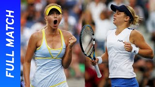 18yearold Maria Sharapova vs 22yearold Kim Clijsters  US Open 2005 Semifinal [upl. by Refinnej]