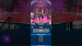 Unlocking Alloraptor jurassicworldalive jurassicpark jurassicworld games muggy [upl. by Tirrell]