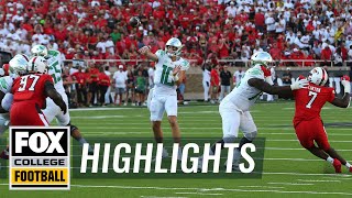 No 13 Oregon Ducks vs Texas Tech Highlights  CFB on FOX [upl. by Oicafinob686]