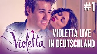 Violetta Live in Deutschland 1  Deine Stars im Disney Channel [upl. by Nitsur217]