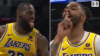 LeBron James Leads Lakers WILD 21Pt 4th Quarter Comeback vs Clippers [upl. by Rozamond206]