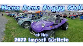 Manx Dune Buggy Club at the 2022 Import Carlisle  Meyers Manx and Acme dune buggies [upl. by Santa]