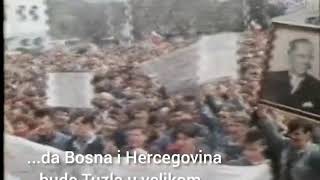 TUZLA 1992 Šta su poručili Tuzlaci kad je počela agresija na Bosnu i Hercegovinu [upl. by Nywloc]